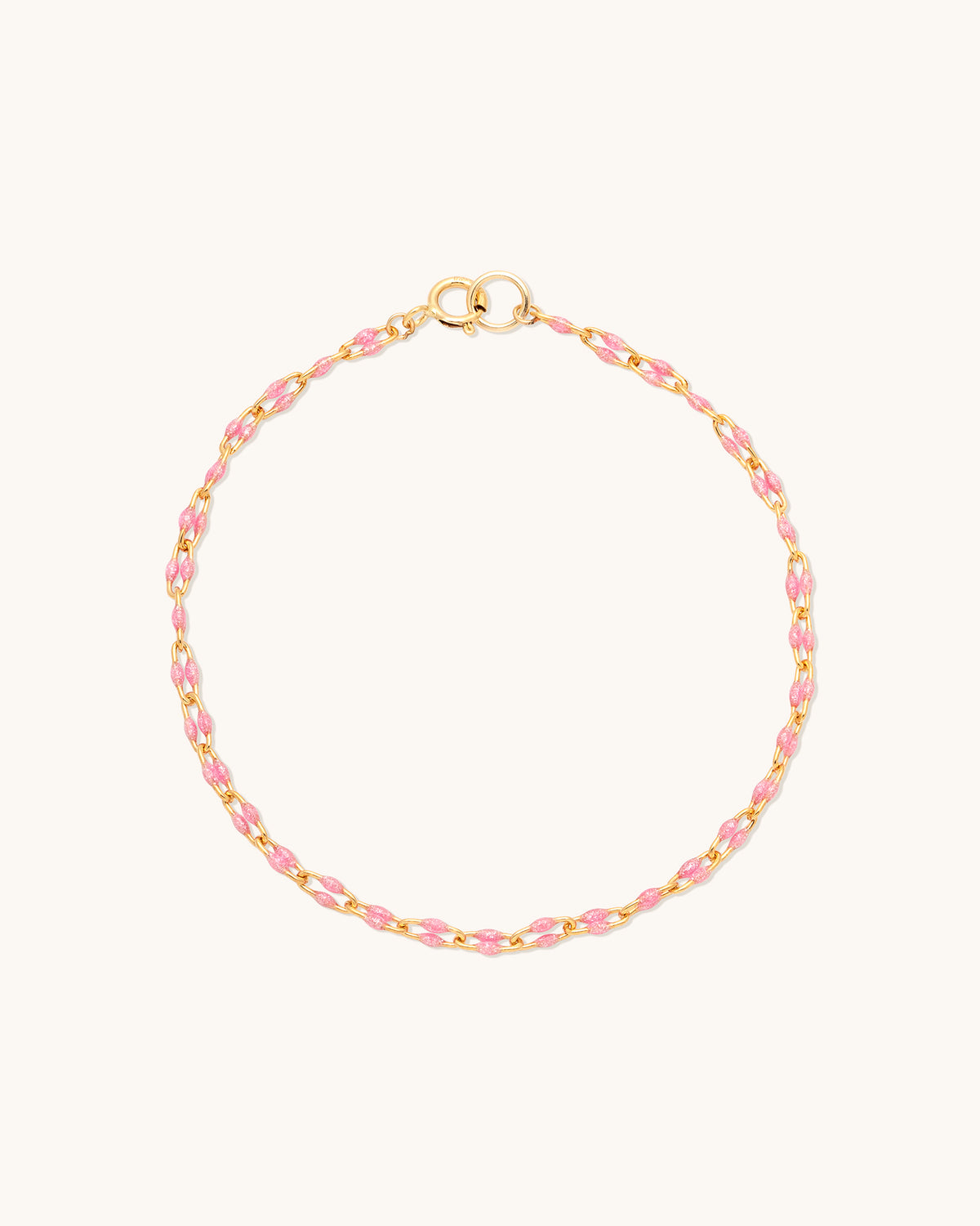 Pink U-Link Candy Chain Bracelet