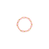 Candy Chain Ring | Pink U-Link & Goldfill