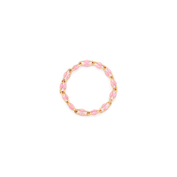 Candy Chain Ring | Pink U-Link & Goldfill