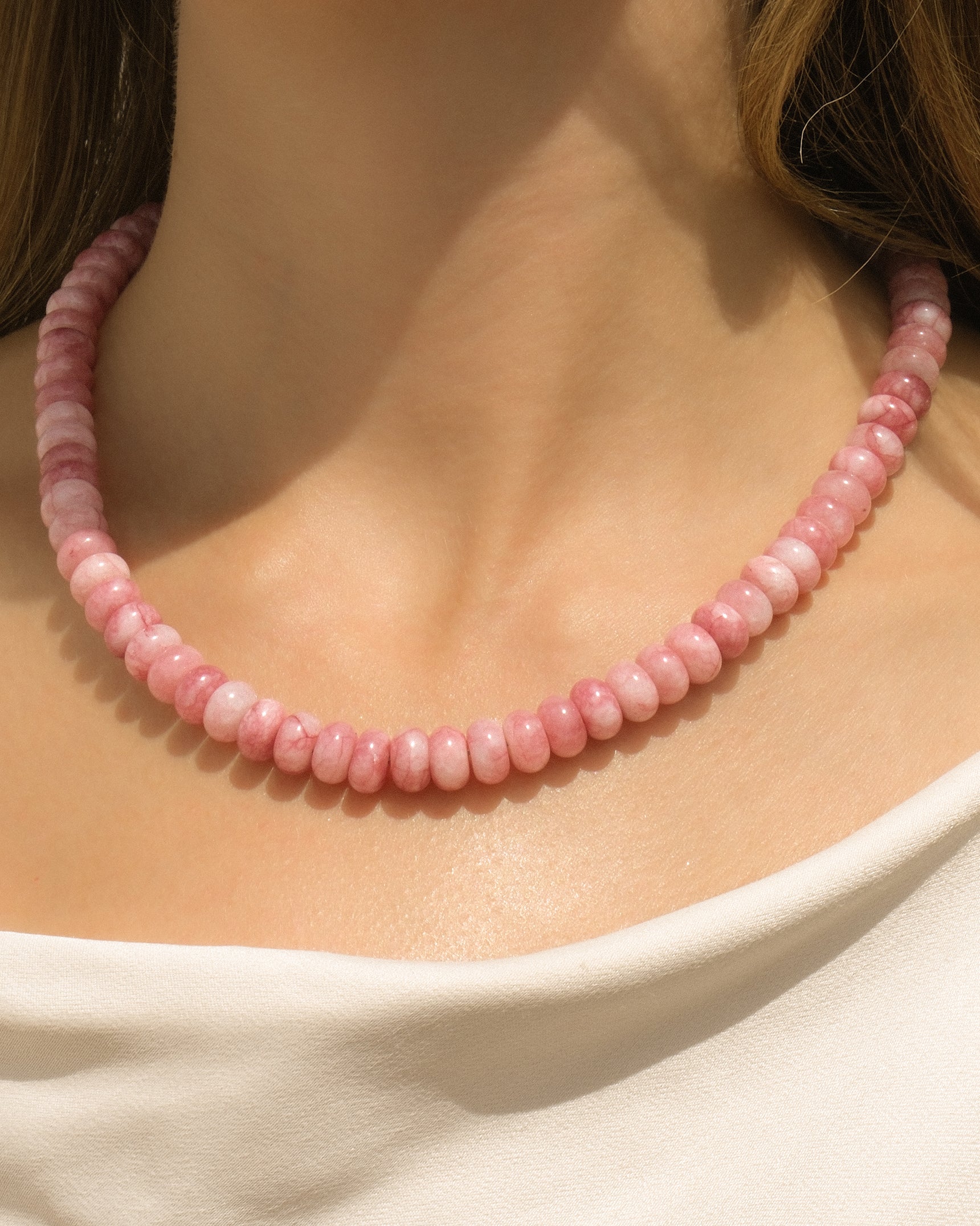 Villa Pink Gemstone Necklace