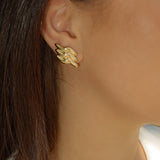 Wave Earrings | Gold