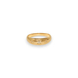 Etoile Ring | 10k Gold & White Topaz