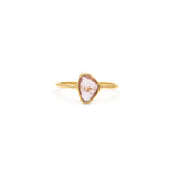 Rosecut Ring | 10k Gold & Pink Sapphire