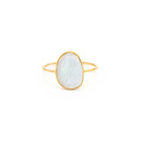 moonstone ring solid gold 