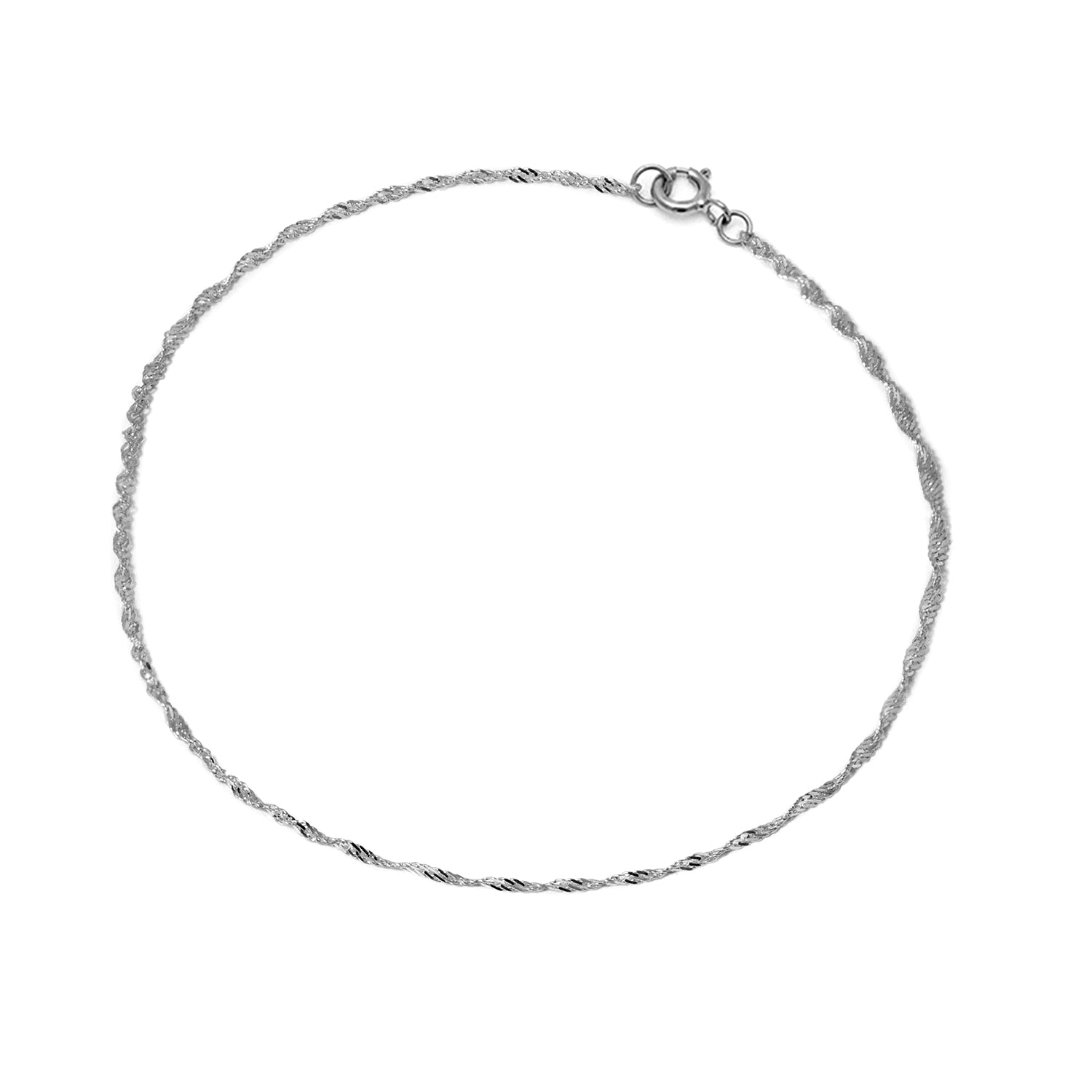 White anklet on sale