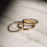 Demi Glint Ring | 14k Gold & Diamond