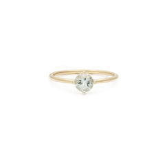 Compass Ring | 14k Gold & Aquamarine