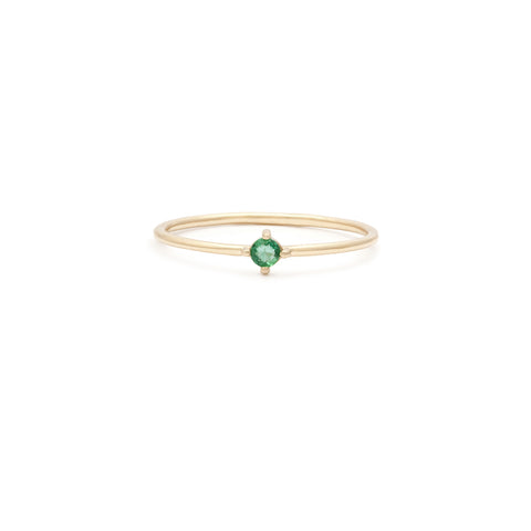Element Ring | 14k Gold & Emerald