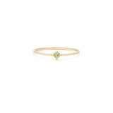 Element Ring | 14k Gold & Peridot