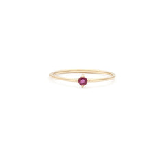 Element Ring | 14k Gold & Ruby
