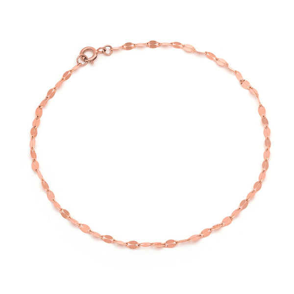 Shimmer Bracelet | Solid 14k Rosegold