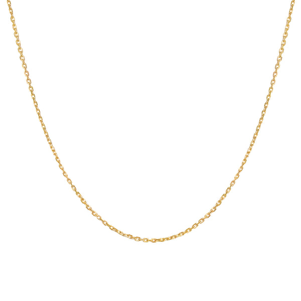 Silken Rolo Necklace | Solid 14k Gold