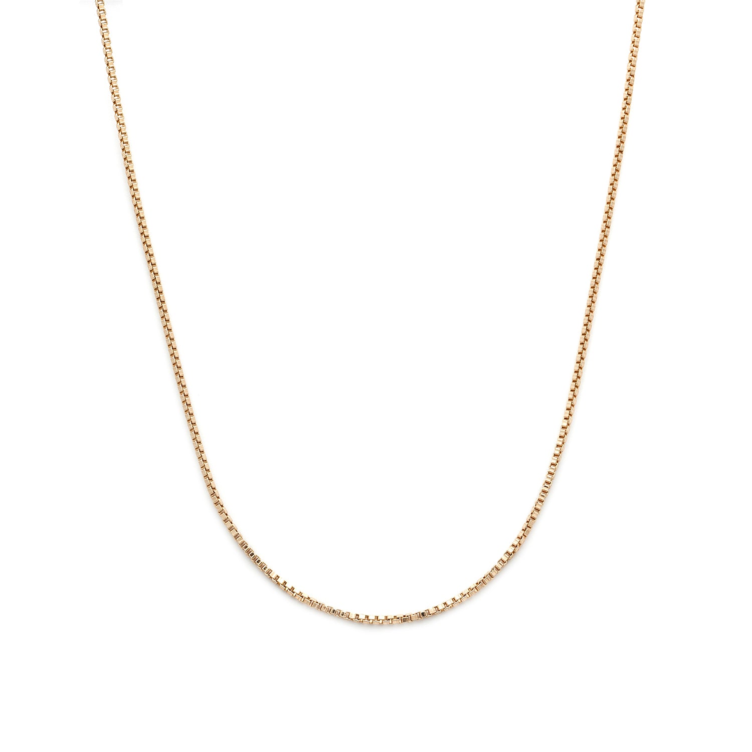 Box Chain Necklace | Gold