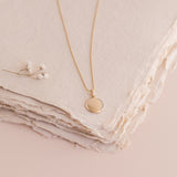 Eclipse Necklace | 14k Gold & Diamond