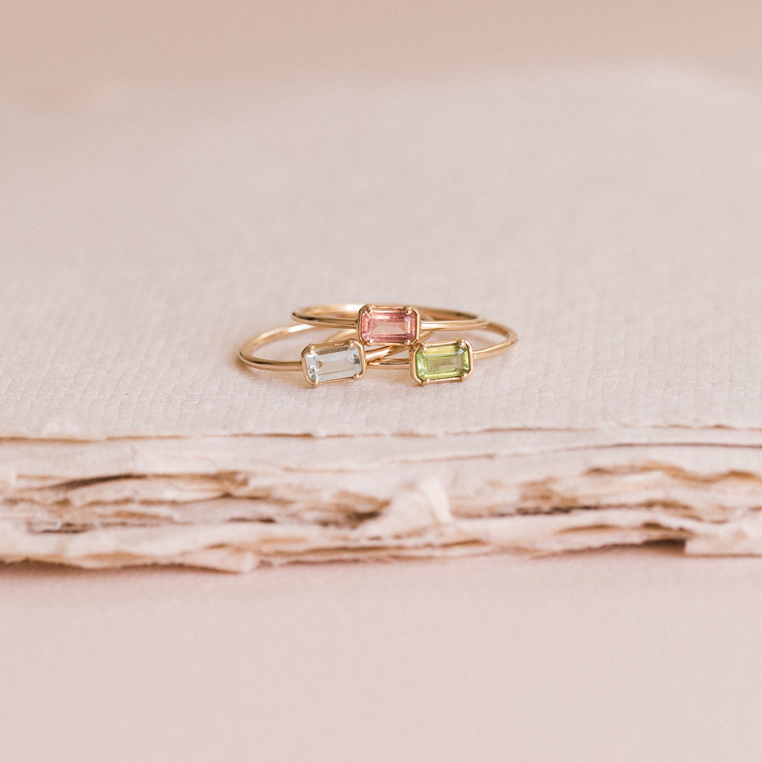 Esmé Green Tourmaline 14K Ring