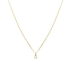 Element Necklace | 14k Gold & Pearl
