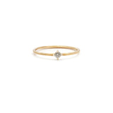 Leah Alexandra gold diamond stacking ring