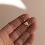 Rose Necklace | 14k Gold