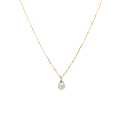 14K Gold Rosecut Diamond Necklace