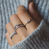 Twist Band Ring | Silver