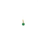 Birthstone Charm | Gold & Emerald