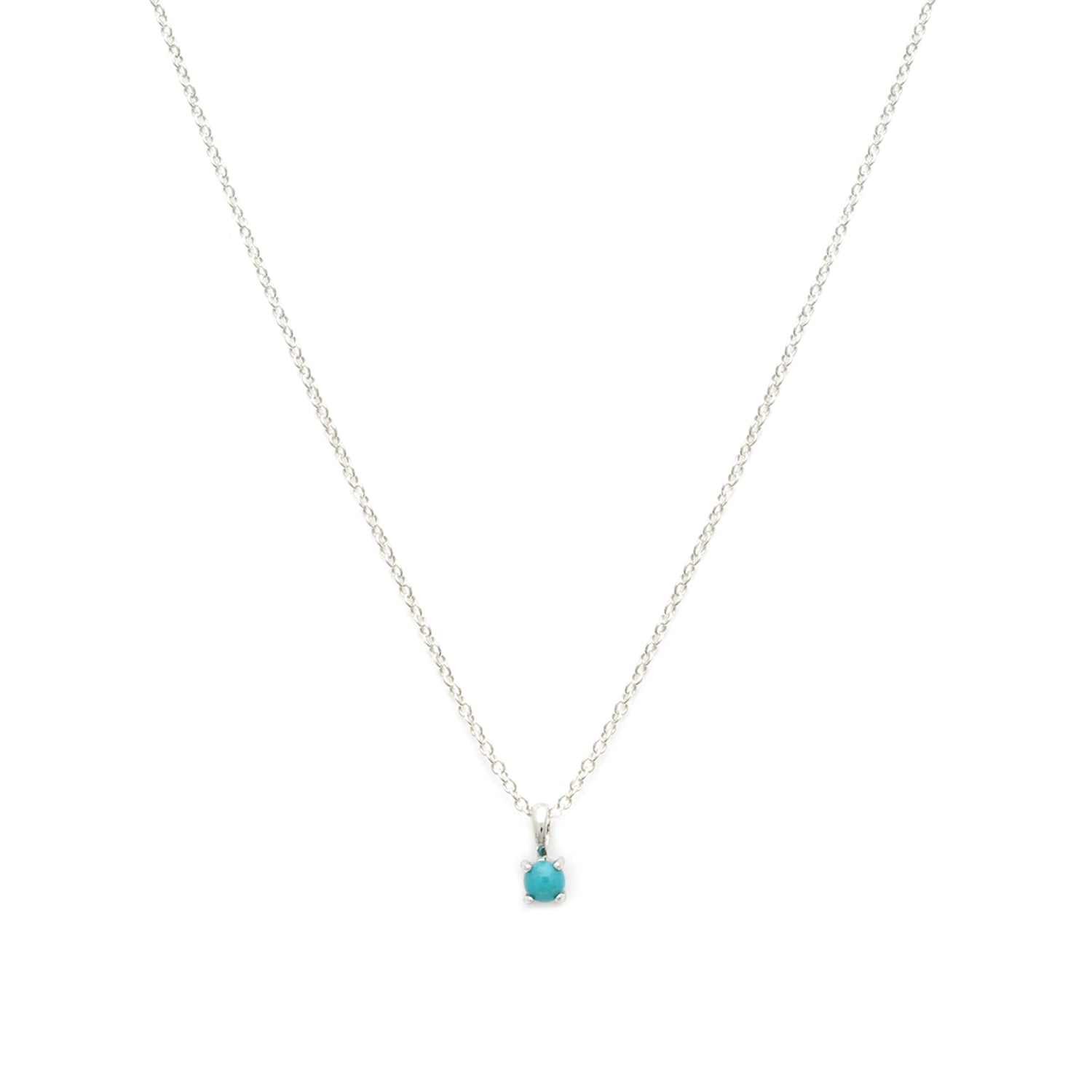 Turquoise birthstone clearance necklace