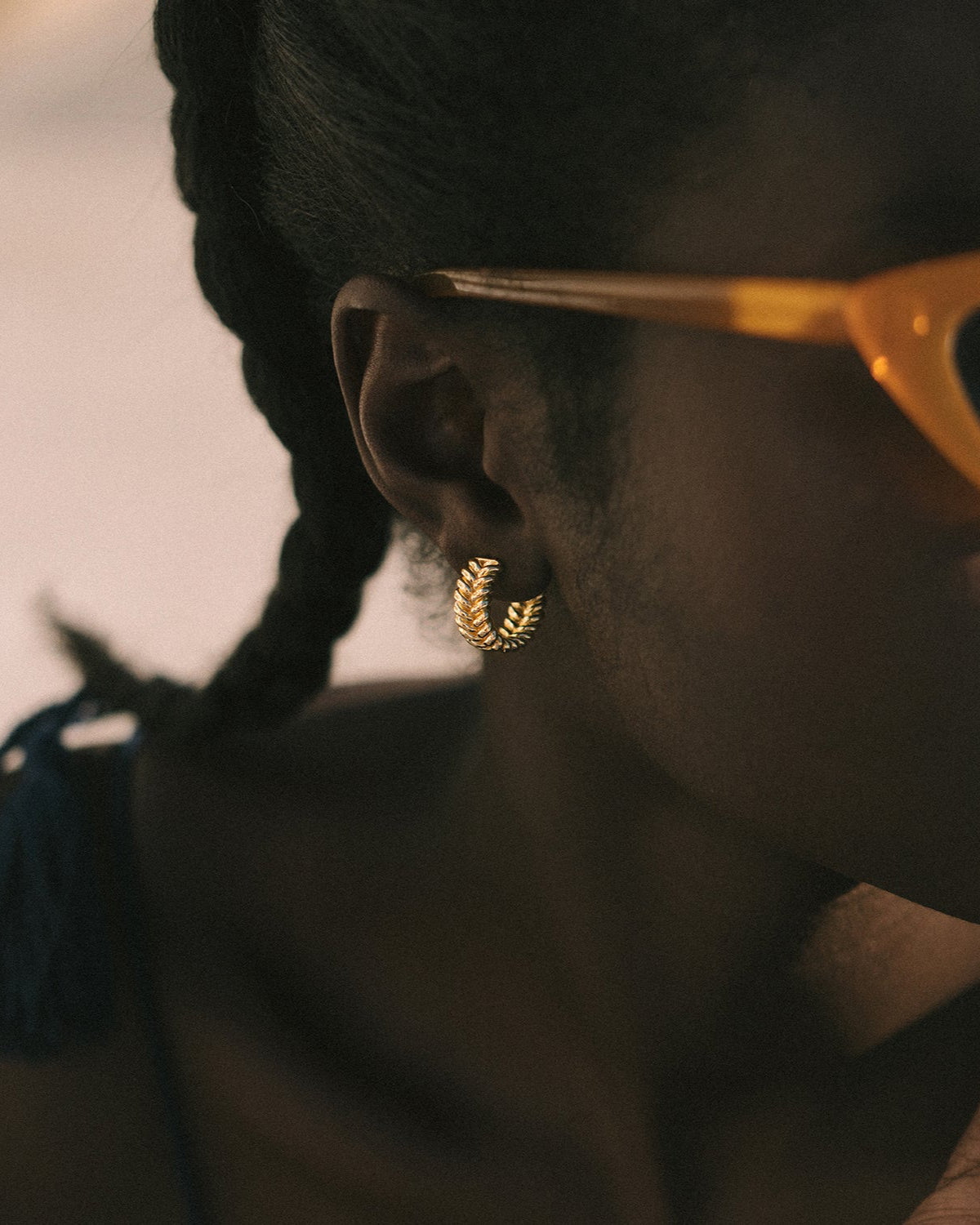 Braided Bold Hoops