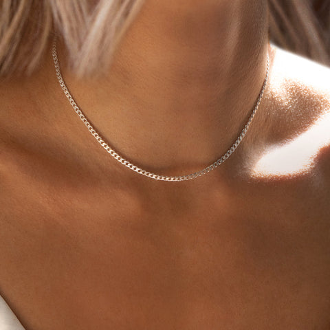 Cubano Chain Necklace | Silver