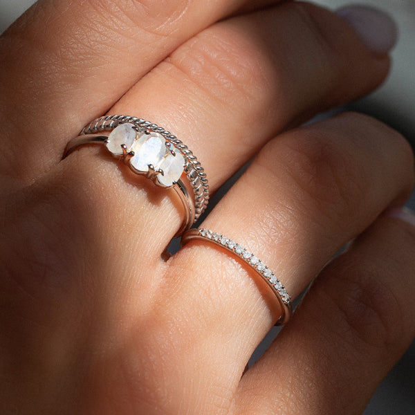 Demi Glint Ring | Silver