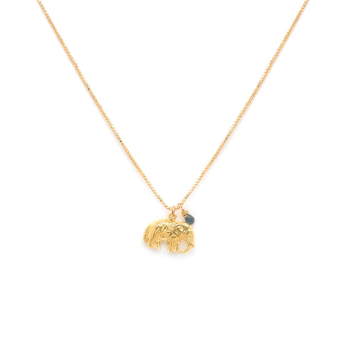 Elephant Necklace | Gold