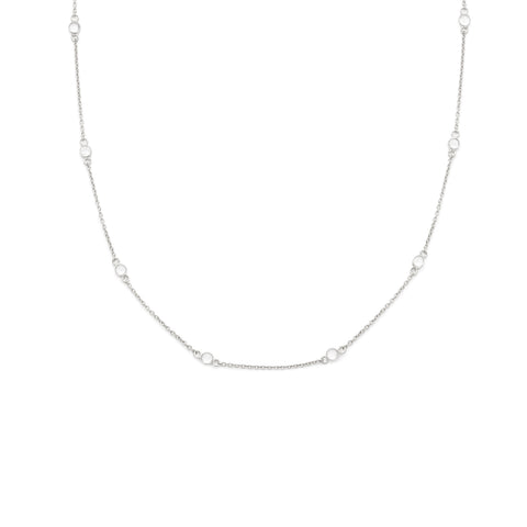 Floatesse Necklace | White CZ