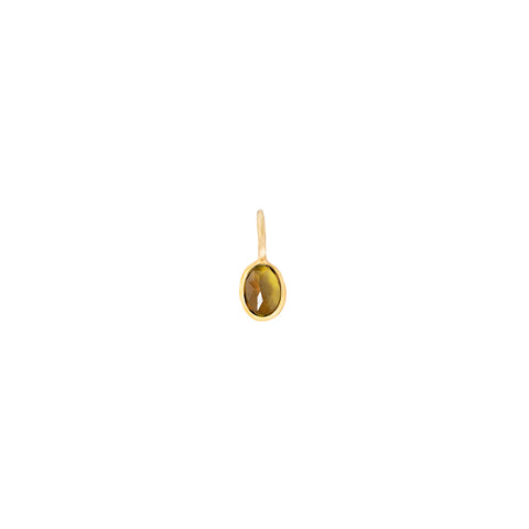 Small Gem Charm | Faceted Hazel Tourmaline