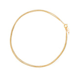 Layered Curb Anklet | Goldfill