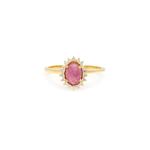 Mini Antiquity Ring | Pink Sapphire