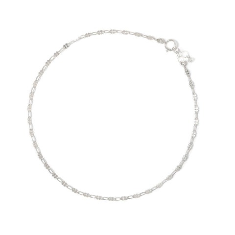 Oro Anklet | Silver