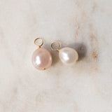 Pearl Hoop Charm | Pink Pearl