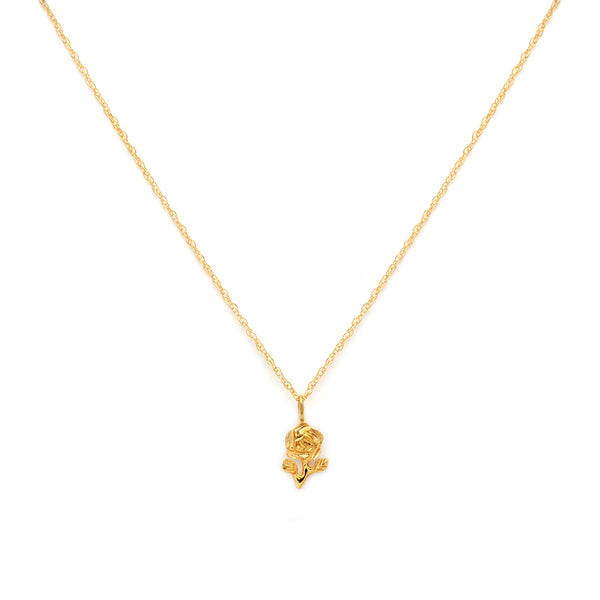 Rose Necklace | Gold