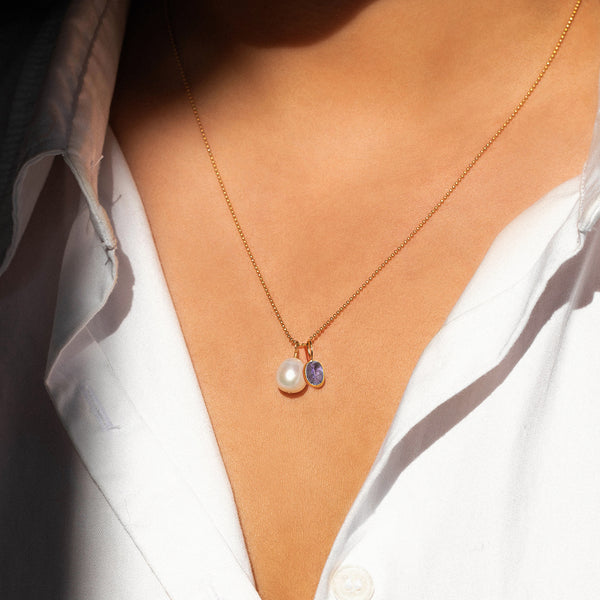 Small Gem Charm | Faceted Tanzanite