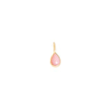 Small Teardrop Gem Charm | Pink Opal