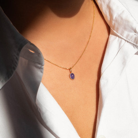 Small Gem Charm | Smooth Tanzanite
