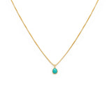 Sofia Slice Necklace | Turquoise